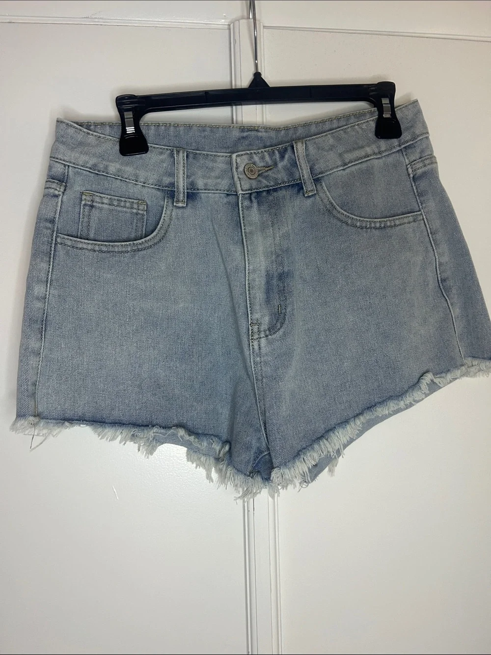 Celestial Sun/Moon Denim Shorts